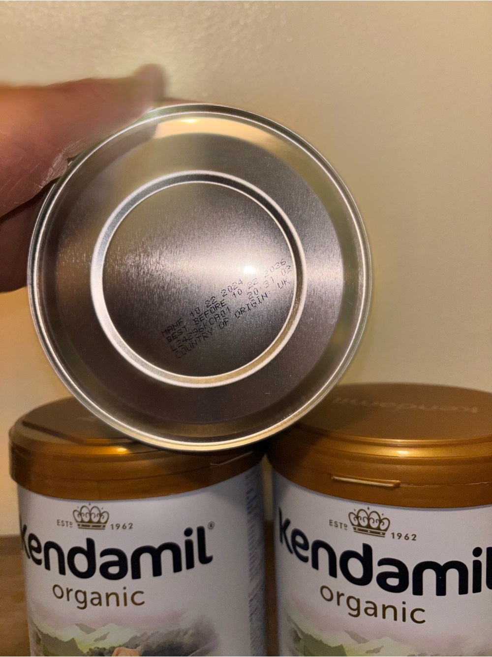 Kendamil Organic Stage 1 formula set of 3 sealed - Picture 3 of 5